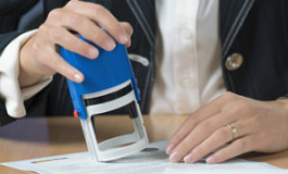 Обязательность применения круглой печати