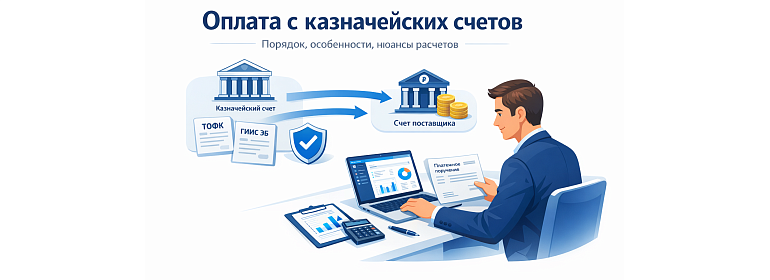 Правила оплаты с казначейского счета