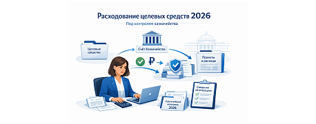 Расходование целевых средств под контролем казначейства в 2026 году