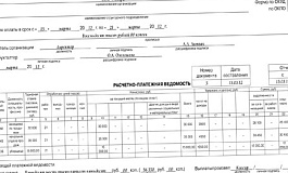 Как правильно заполнить расчетно-платежную ведомость