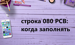 Строка 080 и другие незаполняемые строки в РСВ