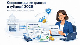 Казначейское сопровождение грантов в форме субсидий в 2026 году