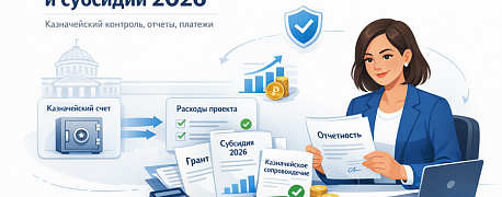 Казначейское сопровождение грантов в форме субсидий в 2026 году