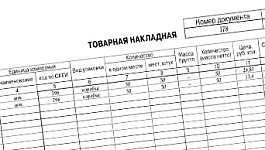 Как правильно заполнить ТОРГ-12