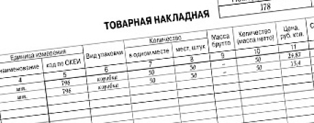 Как правильно заполнить ТОРГ-12