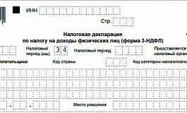 Новая форма 3-НДФЛ