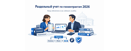 Как вести раздельный учет по госконтрактам с казначейским сопровождением в 2026